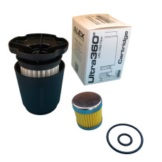 Фільтр в газовий клапан OMB грубої очистки з резинками та вкладиш у фільтр Alex Ultra 360 оригінал комплект