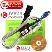 FTDI Кабель шнур TEGAS для настройки ГБО TEGAS интерфейс с индикацией для настройки Гбо TEGAS