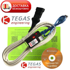 FTDI Кабель шнур TEGAS для настройки ГБО TEGAS интерфейс с индикацией для настройки Гбо TEGAS