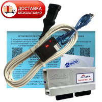 Кабель для діагностики та настроювання ГБО Alaska FOX 300 4, 6, 8 циліндрів на FTDI чипі з індікацією