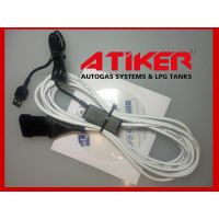 Кабель шнур Atiker для налаштування ГБО Atiker інтерфейс з індикацією для налаштування ГБО Atiker