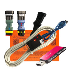 Кабель гбо Stag, AEB, Zenit універсальний для 99% гбо 4 плюс флешка з програмами ГБО та драйверами для СТО професійний