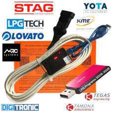Кабель гбо FTDI STAG MRC YOTA LPGTECH KME DIGITRONIC LOVATO та флешка з програмами ГБО 2008-2026 рік