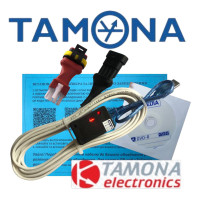 Кабель для діагностики та налаштування ГБО Tamona 4 х піновий і 8 мі піновий на чіпі FTDI з індикацією