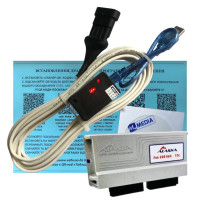 Кабель для діагностики та настроювання ГБО Alaska FOX 300 4, 6, 8 циліндрів на FTDI чипі з індікацією