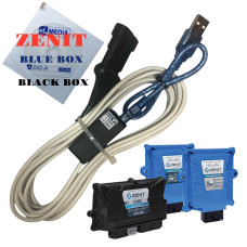 Кабель для діагностики та налаштування ГБО ZENIT BLUE BOX BLACK BOX на чіпі FTDI з індикацією