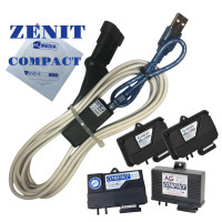 Кабель для діагностики та налаштування ГБО ZENIT COMPACT BASIC COMPACT PLUS на чіпі FTDI з індикацією