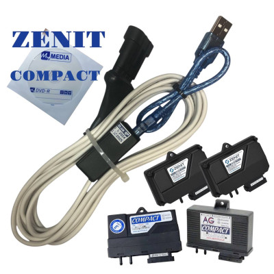 Кабель для діагностики та налаштування ГБО ZENIT COMPACT BASIC COMPACT PLUS на чіпі FTDI з індикацією