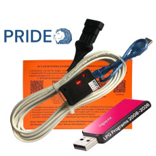 Кабель гбо PRIDE плюс флешка з програмами ГБО та драйверами