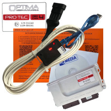 Кабель для налаштування та діагностики гбо OPTIMA PRO-TEC з індикацією на чіпі FTDI