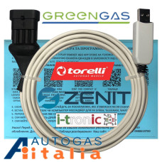 Кабель для налаштування та діагностики гбо Zenit, Torelli I-Tronic, Greengas, Autogas Italia, Nazorati