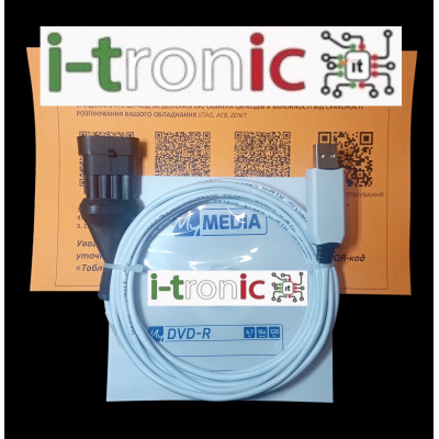 Кабель гбо i-tronic для настройки ГБО i-tronic інтерфейс для налаштування ГБО i-tronic