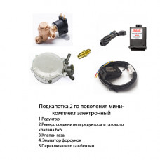 Подкапотка гбо 2 го поколения миникомплект электронный миникит электронный для инжекторного двигателя